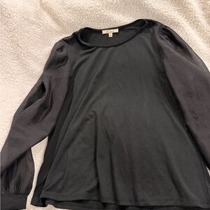 Elegant Les Serein Large Black Women's Top